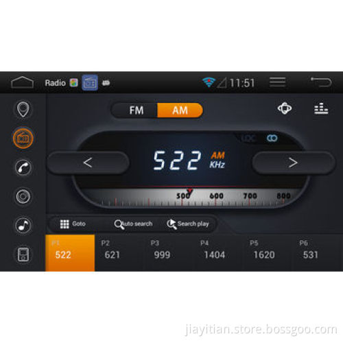 Android Car GPS DVD Players Navigation Systems for Toyota Camry 2010, supports 1,080P Video Playing